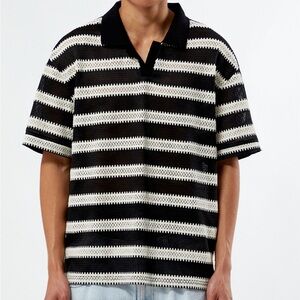 NWT Men’s Pacsun Bowen Open Polo Shirt Size Large